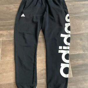Adidas mens XL Black Jogger Pants